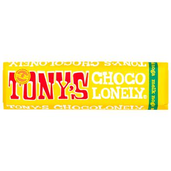 Tony's Milk Chocolate Bar with Honey and Almond Nougat 47g