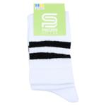 Гольфы Premier Socks подростковые р.23-25 белый с полосами