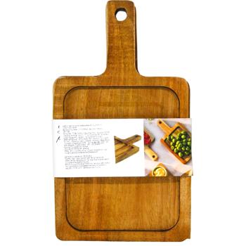 Доска сервировочная Excellent Houseware акация 23х13х1,5см 2шт
