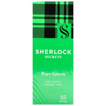 Чай зелений Sherlock Secrets Pure Green 25х1.8г - купить, цены на - фото 4