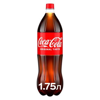 Напій газований Coca-Cola 1,75л - купити, ціни на Ідеал - фото 1