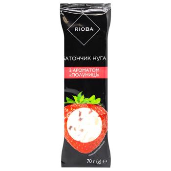 Rioba Nougat Bar with Strawberry Flavor 70g - buy, prices for - photo 1