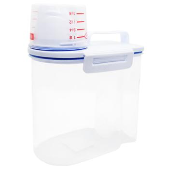 Kitchen Container Blue with Measuring Cup1.5l 34235 - buy, prices for Tavria V - photo 1