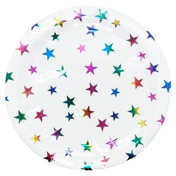 Набір одноразових тарілок зірки 34359-7 - купить, цены на Чудо Маркет - фото 1