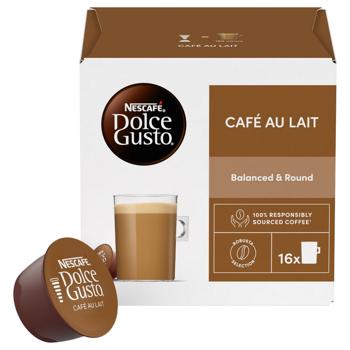 NESCAFÉ® DOLCE GUSTO® Café au Lait Coffee Capsules 10g*16pcs - buy, prices for NOVUS - photo 2