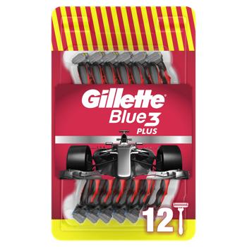 Бритвы одноразовые Gillette Blue3 Plus 12шт - купить, цены на - фото 2