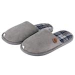 Twins Twins 10492 Сorduroy/Сell Gray Men's Slippers s.42-43