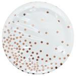 Тарелки одноразовые разноцветные 34359-6