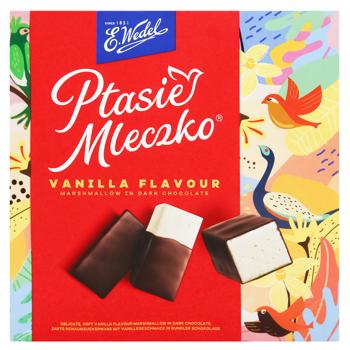 Wedel Bird's Milk Vanilla Flavored Candies in Dark Chocolate 340g - buy, prices for COSMOS - photo 2