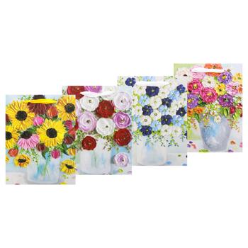 Malevaro Medium Flores Paper Bag