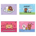 Yes Line Friends Perforated Watercolor Notebook А4 28 sheets