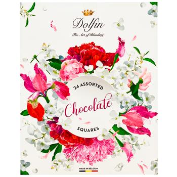 Цукерки Dolfin Flowers шоколадні асорті 108г - купити, ціни на WINETIME - фото 3