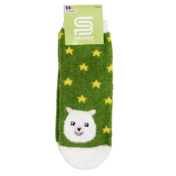 Носки детские Premier Socks пушистые р.18-20 зеленый
