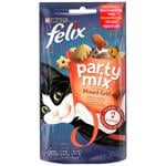 Felix Party Mix Mixed Grill Cat Snack with Chicken, Beef and Salmon 60g