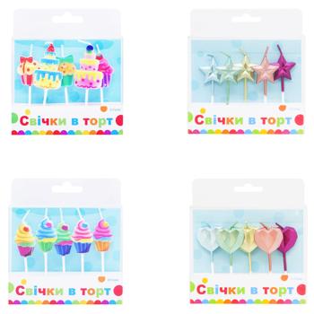 Свечи для торта Party Favors Фигурки 5шт