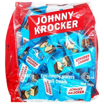 Вафлі Roshen Johnny Krocker з начинкою з кокосом 350г