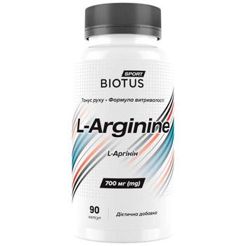 L-аргінін, L-Arginine, Biotus, 90 капсул - купить, цены на Biotus - фото 1