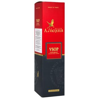 Коньяк MAISON A. DE VACQUEUR VSOP 0,7л 40% (Франція) - купити, ціни на КОСМОС - фото 3