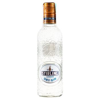 Джин Stirling London Dry Gin 37,5% 0,35л - купити, ціни на ULTRAMARKET - фото 1