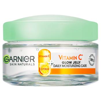 Гель для обличчя Garnier Skin Naturals Glow Jelly Зволожуючий з вітаміном С 50мл - купити, ціни на Auchan - фото 3