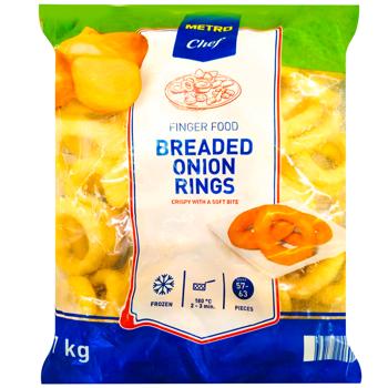 Metro Chef Frozen Breaded Onion Rings 1kg - buy, prices for METRO - photo 1