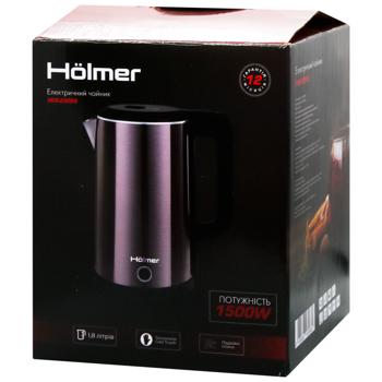 Holmer Double Walls Stainless Steel Electric Kettle HKS-220SS - buy, prices for ULTRAMARKET - photo 1