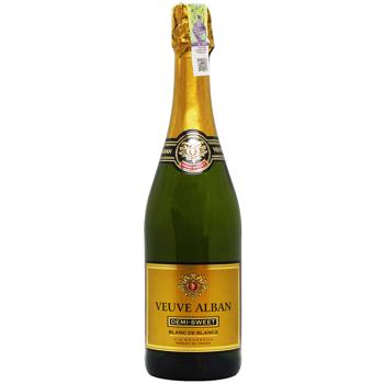Вино игристое Veuve Alban белое полусладкое 10,5% 0,75л - купить, цены на За Раз - фото 1