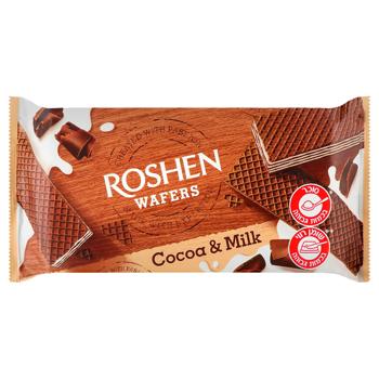 Roshen Wafers Cocoa Milk Waffles 216g - buy, prices for Ideal - photo 1