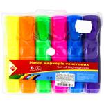 Маркер Klerk текстовий 1-5мм 6шт