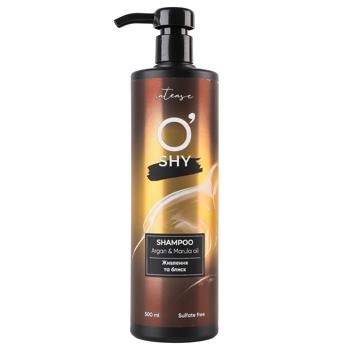 Шампунь O'Shy Intense Argan&Marula oil 500мл - купить, цены на Идеал - фото 1
