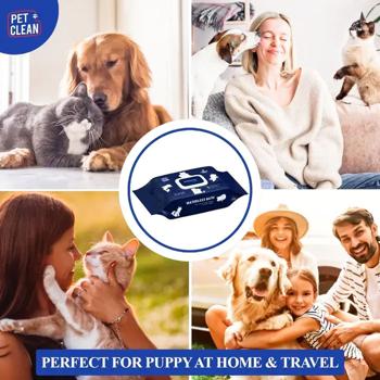 Pet Clean Pet Grooming Wipes серветки для собак 100 шт - японська вишня - купить, цены на MasterZoo - фото 2