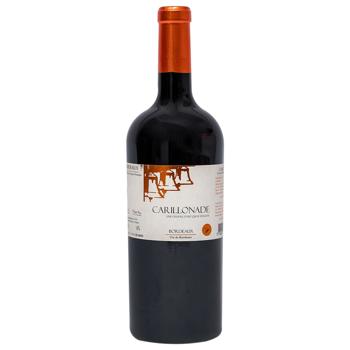 Вино Carillonade Бордо червоне сухе 0,75л - купити, ціни на Чудо Маркет - фото 1