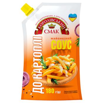 Майонезный соус Королівський Смак К картофелю 30% 180г - купить, цены на Auchan - фото 1