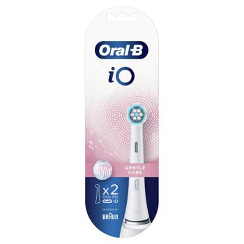 Насадки Oral-B iO Ніжний Догляд змінні до електричної зубної щітки 2шт - купити, ціни на Auchan - фото 1