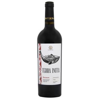 Terra Initia Pirosmani Semi-Dry Red Wine 14.5% 0.75l 2018 - buy, prices for AlcoHub - photo 1