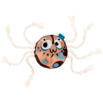 Barksi Spider Squeaky Toy for Dogs 9.5x9.5cm