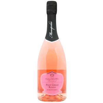 Monopolio Pinot Grigio Rose Brut Sparkling Wine 12% 0.75l