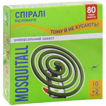Mosquitall Against Mosquitoes Protective Spirals 10pcs - buy, prices for Auchan - photo 3