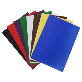 Гофрокартон Zibi матовий А4 8 кольорів - купити, ціни на Таврія В - фото 2