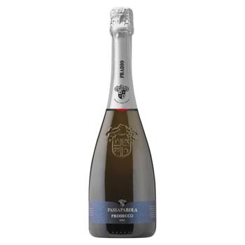 Вино ігристе Pradio Prosecco Passaparola DOC біле брют 11% 0,75л - купити, ціни на NOVUS - фото 1