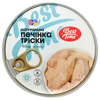 Печінка тріски Best Time 182г - купити, ціни на Чудо Маркет - фото 3