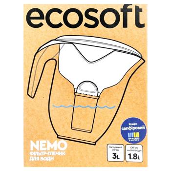 Ecosoft Nemo Blue Filter Jug 1.8L - buy, prices for Auchan - photo 1