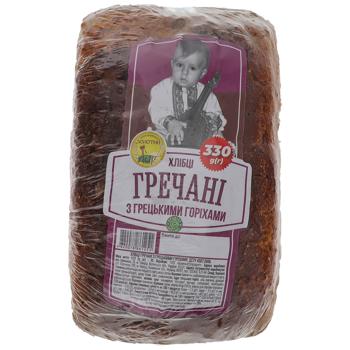 Crispbread Zolotyy dar buckwheat walnut 330g Ukraine - buy, prices for Torba - photo 1