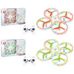 Дрон-квадрокоптер One Two Fun, з підсвіткою, 2.4 Гц, 17.1х17.1х4.3 см, в асортименті (3665257697921)