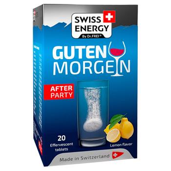 Swiss Energy Guten Morgen Lemon Flavored Anti-Hangover Complex 20 effervescent tablets - buy, prices for Biotus - photo 1