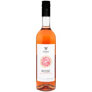 Вино Chizay Rose с грейпфрутом розовое полусладкое 10,5% 0,75л - купить, цены на Эпицентр FOOD - фото 1