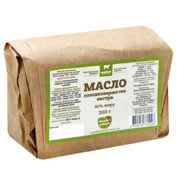 Масло Mother солодковершкове екстра 85% 200г - купити, ціни на - фото 3