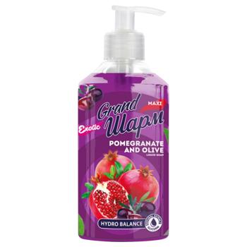 Мыло жидкое Grand Sharm Maxi Гранат и оливки 500мл - купить, цены на ULTRAMARKET - фото 1