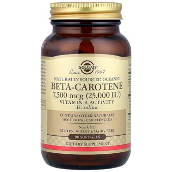 Solgar Oceanic Beta-Carotene Vitamin А 25000 IU 90 softgels
