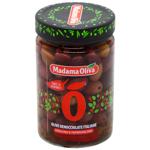 Madama Oliva Pitted Italian Green Olives with Oregano and Chili Pepper 300g